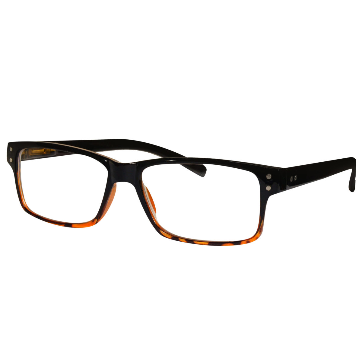 Lunettes de vue R032 homme femme - Noir/Jaune – Image 1