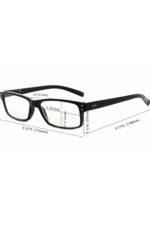 Lunettes de vue R032 homme femme - Noir/Jaune – Image 4