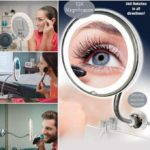 Miroir De Maquillage Rotatif  360 degré 10X Pliable – Image 2