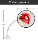 Miroir De Maquillage Rotatif  360 degré 10X Pliable – Image 3