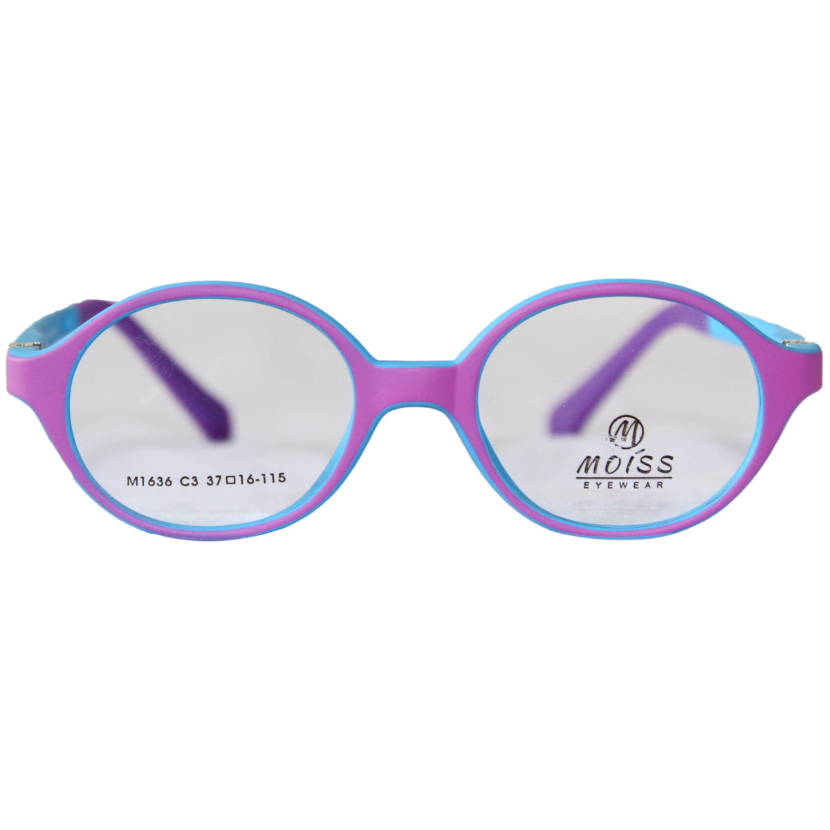 Lunettes de vue M1636 C3 37-16-115 - Rose/Bleu – Image 2