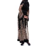 Robe longue Abaya pour femmes - Nukhbaa - Multicolore/Noir – Image 2
