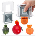Eplucheur De Fruits Et Légumes En Acier Inoxydable 3 En 1 Commutable – Image 2