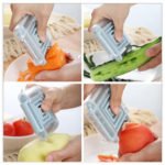Eplucheur De Fruits Et Légumes En Acier Inoxydable 3 En 1 Commutable