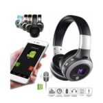Casque Bluetooth - B19 - Écran LCD - Radio FM - Noir
