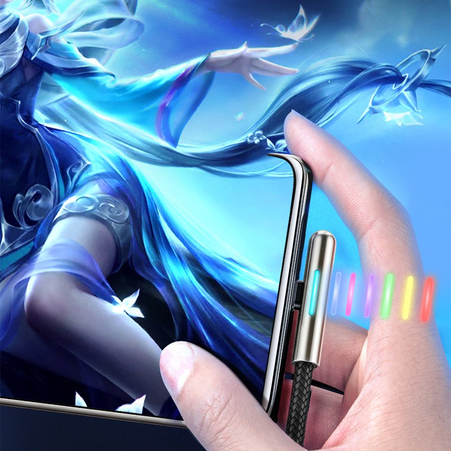 Câble USB à Lampe Irisée Pour Jeu Mobile – Image 4