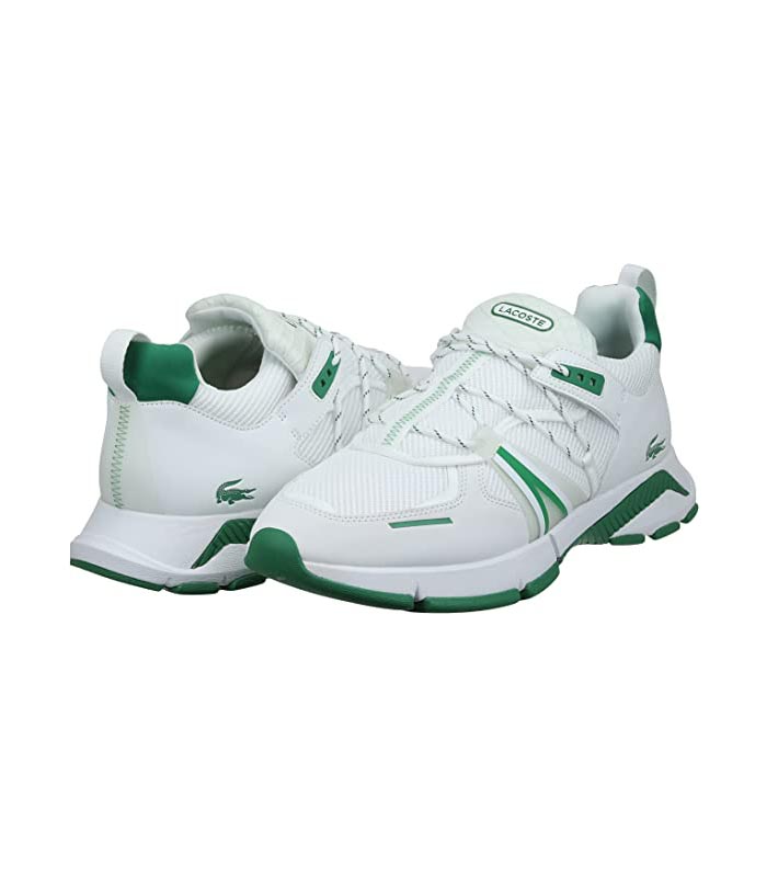 Basket lacoste blanche et verte online