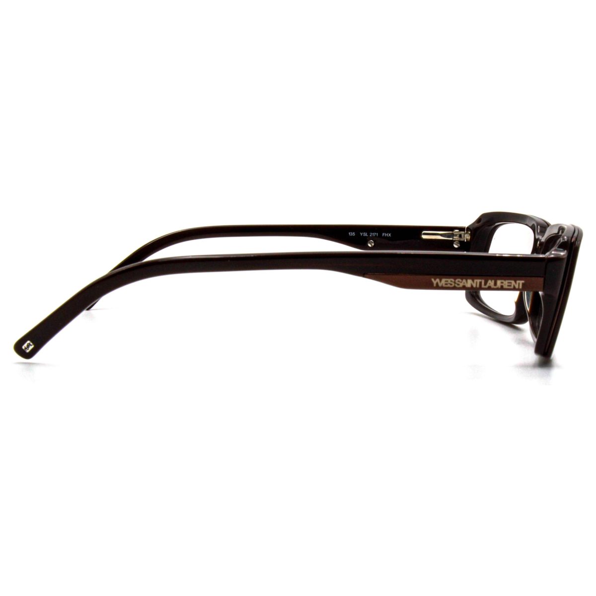 Lunettes de vue Yves Saint Laurent YSL 2171 FHX 55-15-135 - Marron – Image 3