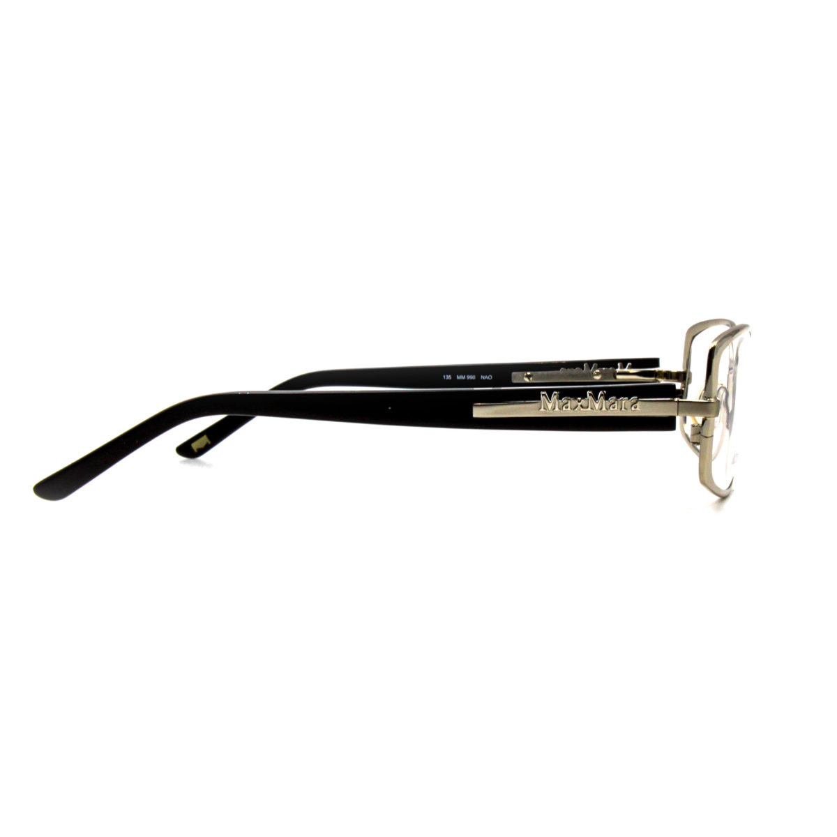 Lunettes de Vue Max Mara MM 990 NAO 135 - Gris/Noir – Image 3