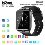 Montre Connectée Modèle 2021 - SIM - Bluetooth - Carte Mémoire - Camera - NOIR