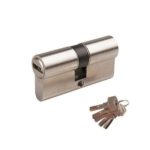Cylindre/Canon de Serrure de Porte+5 CLES CRANTEES-AntiRouille