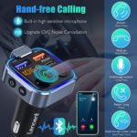 Transmetteur FM Bluetooth, Bluetooth Lecteur MP3 LUMINEUX – Image 2