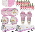 Kit de 56 pièces d'anniversaire Licorne - 6 Enfants – Image 2