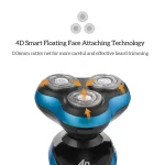 4D SHAVER - Rasoir Electrique Rechargeable 3 en 1 Pour Homme – Image 4