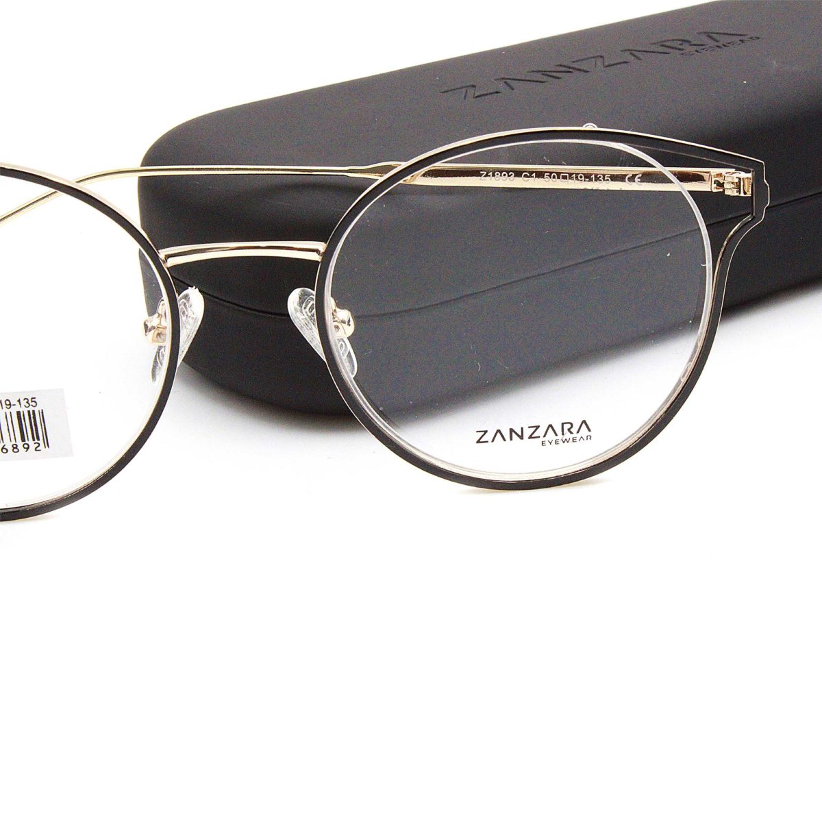 Lunettes de vue Z1893 C1 50-19-135 - Noir/Or – Image 4