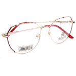Lunettes de vue  M1698 C3 53-18-140 - Rouge/Doré – Image 2
