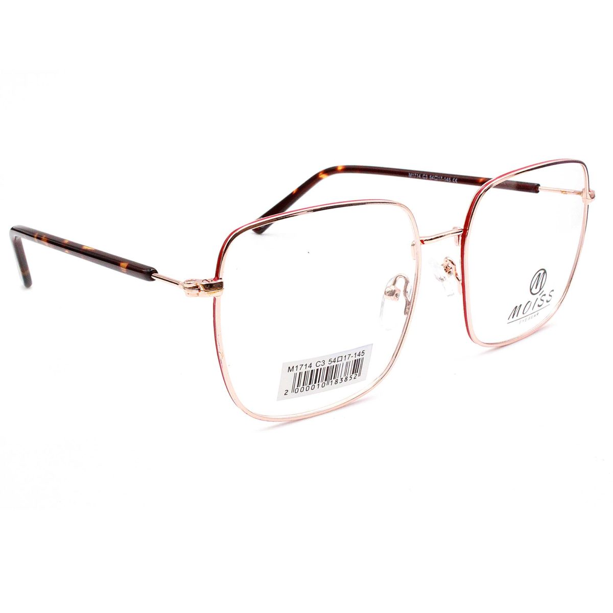 Lunettes de vue Femme M1714 C3 54-17-145 - Doré/Multicolore – Image 3