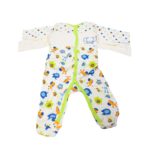 Kit 3 Grenouillères - De 3 mois pour bébé - Multicolore/Bleu