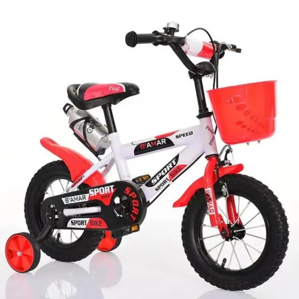 Vélo 12 pour enfants de 3 ans à 5ans - Multicolore/Rouge