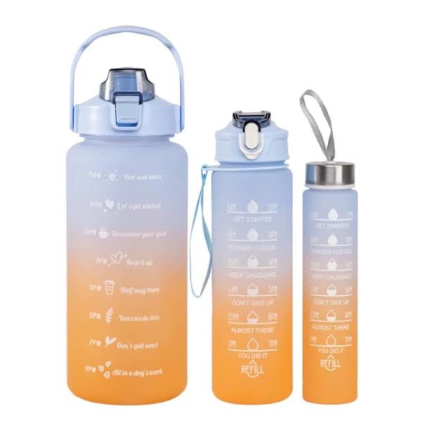 Bouteille D'eau De motivation Grande Capacité 3 En 1