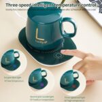 Tasse à Café En Céramique + Coussin Chauffant Automatique Économie D'énergie