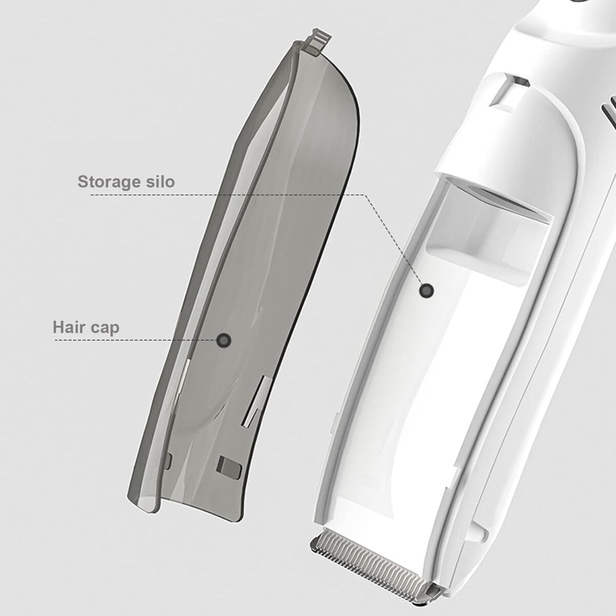 Tondeuse à cheveux à aspirateur étanche ultra silencieuse pour enfants – Image 6