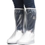 Couvre-chaussures imperméables, réutilisables en PVC imperméable avec fermeture – Image 2