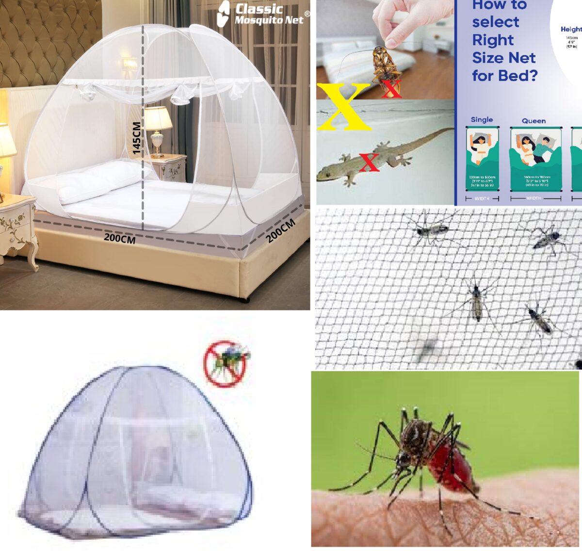 Moustiquaire de Lit - Moustiquaire de Campagne - Portable Et Utile – Image 5