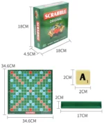 Jeu société Scrabble Jouet d’apprentissage éducatif pour les enfants – Image 4