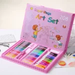 Kit de dessin artistique 208Pcs, coffret d'art, impression d'artiste pour enfant