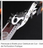 Perceuse à Rivets pour Ceinture en Cuir - Outil de Perforation Pratique – Image 2