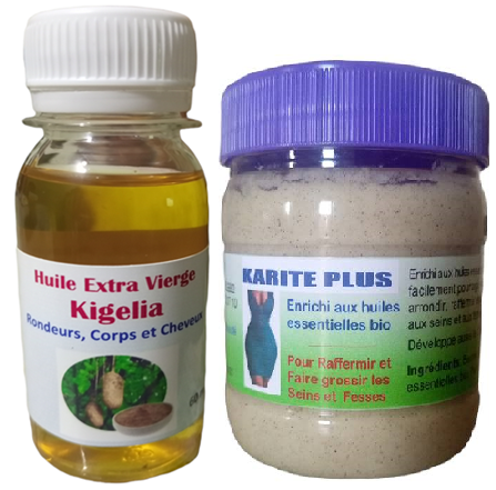 Huile De Kigelia Africana Extra Vierge - Volume Fesses, Hanches, Poitrine - 150 Ml