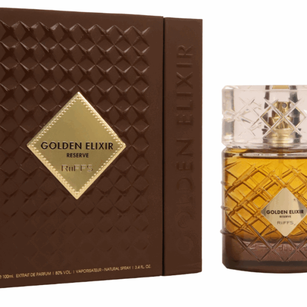Golden Elixir Reserve Extrait De Parfum, Parfum De Luxe Unisexe, 100ML Spray Naturel, 80 Vol