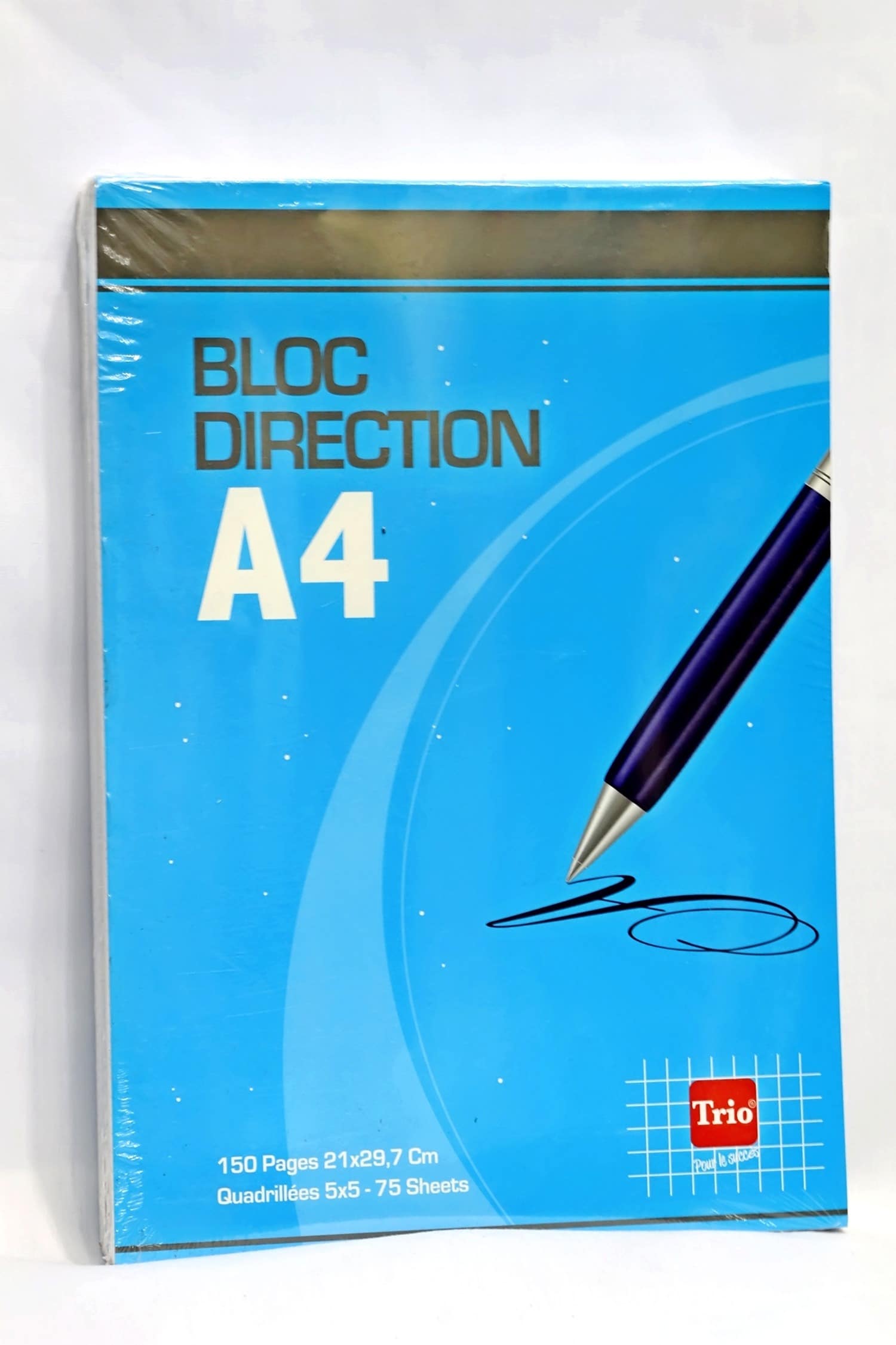 Bloc notes de Bureau TRIO format A4 – Paquet de 5 – Kevajo