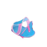 Lit pliable avec moustiquaire transportable - Bleu/Rose – Image 4