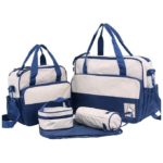 Kangourou + Sac à Langer 5 pièces - Bleu – Image 2