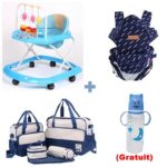 Marche bébé + Sac à langer + Kangourou et Biberon Offert