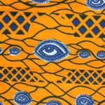 Pagne Z'yeux voient, bouche ne parle pas - 3 Morceaux - Jaune/Bleu – Image 2