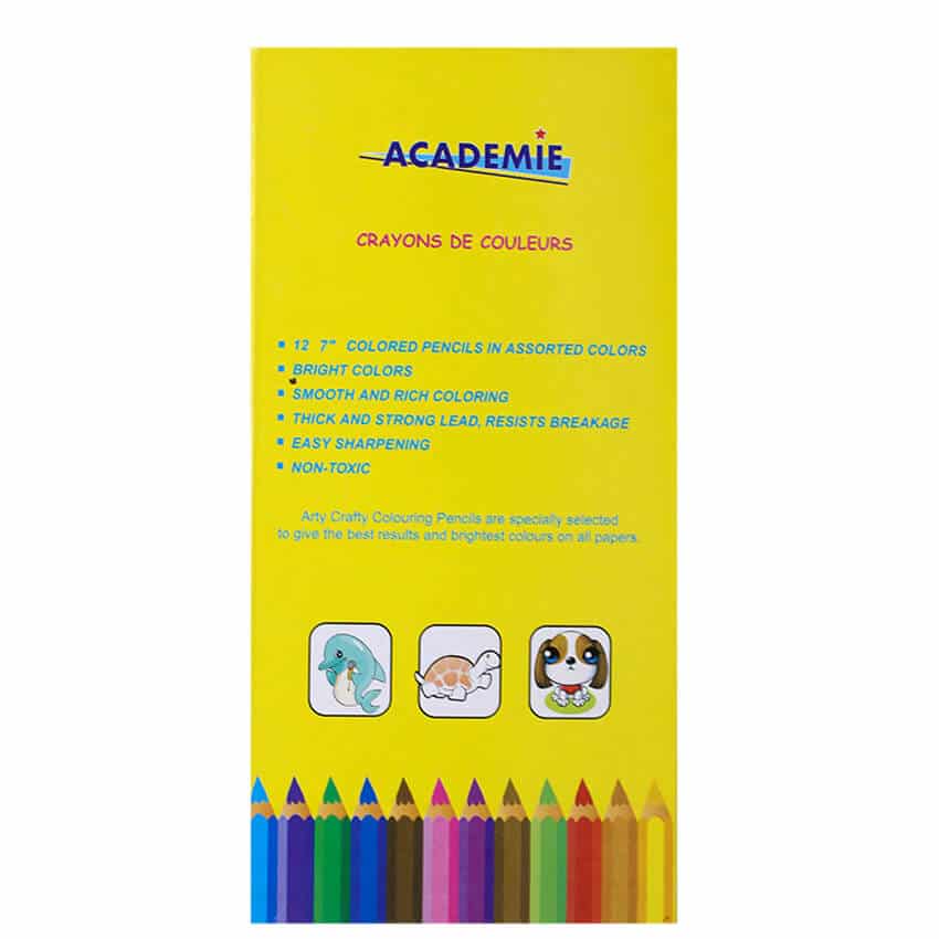 Paquet 12 crayons de couleur - petit format