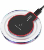 Chargeur de téléphone sans fil - Rouge/Noir