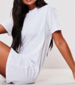 Robe T-shirt de base - Blanc