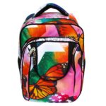 Sac à dos papillon - 38 x 28 cm - Multicolore