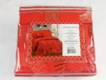 Drap de lit de 3 places - 6 pièces rouge – Image 4