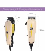 CHAOBA Tondeuse CH-808 Cliper 220 V / 50 HZ - Jaune/Beige – Image 2