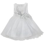 Robe de princesse élégante pour fille - Blanc