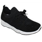 Basket à lacet femme - Noir