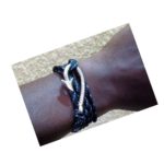 Ensemble Homme Montre + Bracelet - Gris/Bleu – Image 4