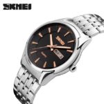 Montre homme à quartz bracelet Acier - Skmei - Gris/Noir – Image 2