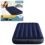 Intex Matelas Gonflable 2 Places + Gonfleur - Multicolore – Image 2