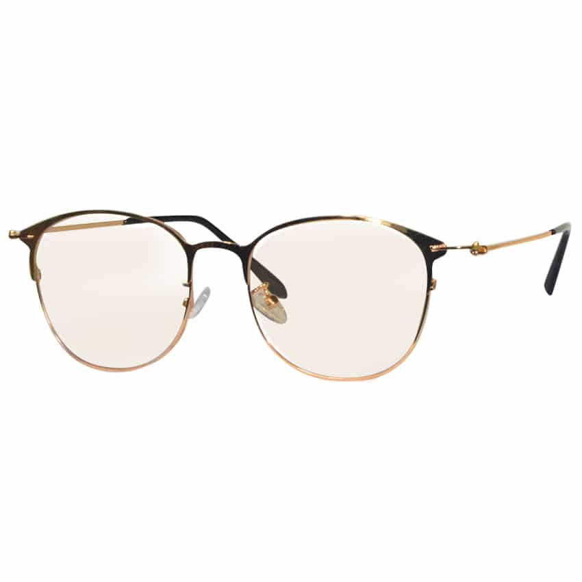 Lunettes de vue 2174 53-19-148 homme - Doré/Noir – Image 1